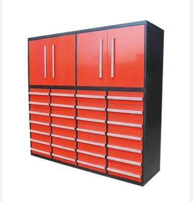OBM soportado 28 caja de herramientas de cajones para carro de garaje de trabajo pesado 1.0-1.5 mm de espesor