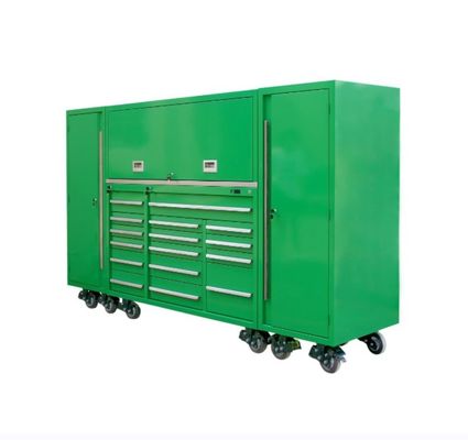 Caja de herramientas de acero laminado en frío de 16 cajones para taller de garaje