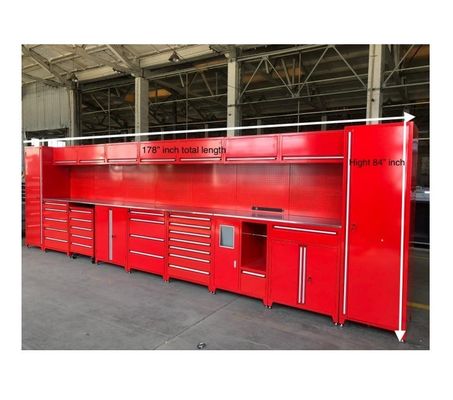 Taller de almacenamiento caja de herramientas rodantes de trabajo pesado metal garaje armario de herramientas para reparación de automóviles