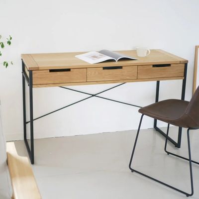 Mesa de comedor de madera plegable para oficinas en el norte de Europa