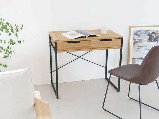 Mesa de comedor de madera plegable para oficinas en el norte de Europa