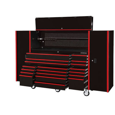 7 cajones Taller de herramientas de rodillos Set de caja de gabinete con soporte de taller profesional