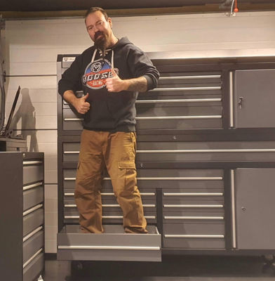 7 cajones Taller de herramientas de rodillos Set de caja de gabinete con soporte de taller profesional