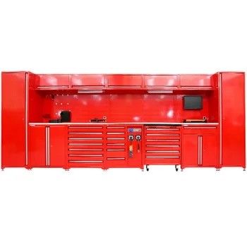 Caja de herramientas de rodadura profesional Caja de almacenamiento de herramientas cajón de gabinete para taller de reparación de coches garaje