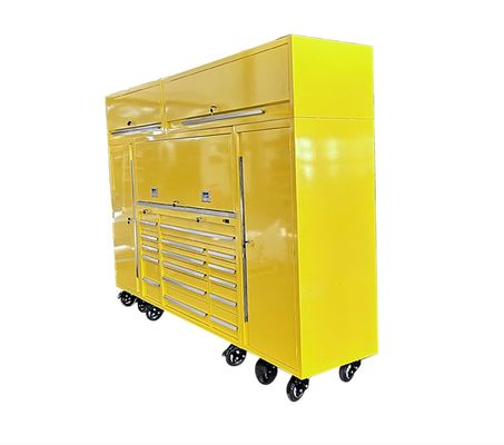 Taller de trabajo pesado Carrito de herramientas móviles de metal con cajón y mangos de acero inoxidable