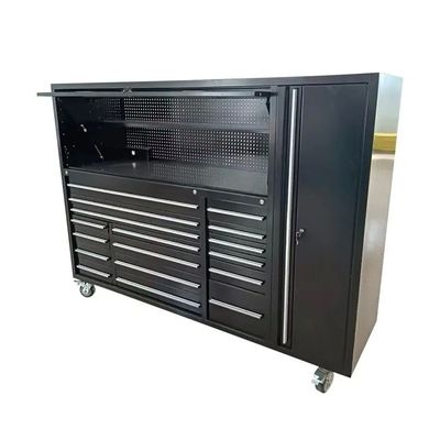 Caja de herramientas de armario de garaje de metal personalizado con armarios superiores de 72 pulgadas OEM ODM aceptable