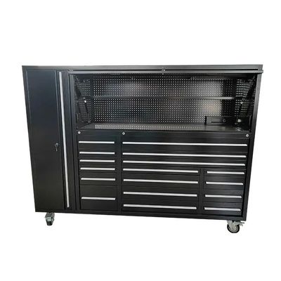 Caja de herramientas de armario de garaje de metal personalizado con armarios superiores de 72 pulgadas OEM ODM aceptable