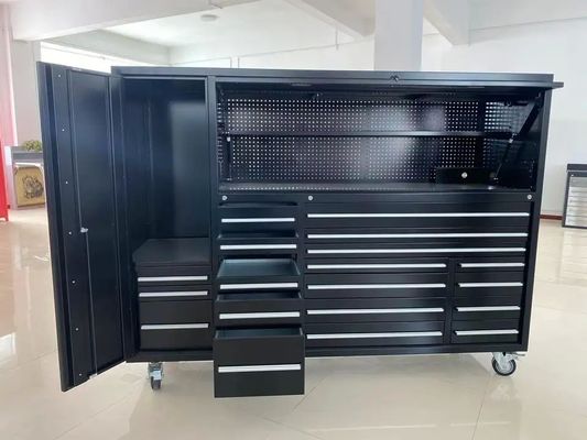 Caja de herramientas de armario de garaje de metal personalizado con armarios superiores de 72 pulgadas OEM ODM aceptable