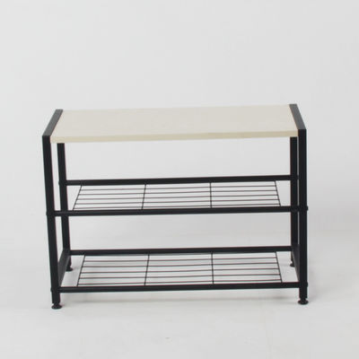 Muebles de oficina para el hogar Estante de zapatos de metal con color personalizado y bolsillo organizador