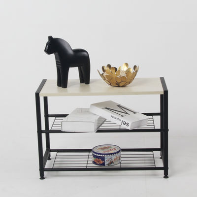 Muebles de oficina para el hogar Estante de zapatos de metal con color personalizado y bolsillo organizador