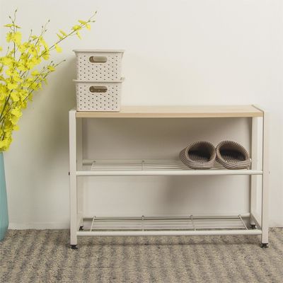 Muebles de oficina para el hogar Estante de zapatos de metal con color personalizado y bolsillo organizador