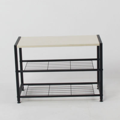 Muebles de oficina para el hogar Estante de zapatos de metal con color personalizado y bolsillo organizador