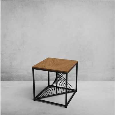Embalaje de correos Altura ajustable Pierna de metal de madera Mesa de gama alta para muebles modernos para el hogar