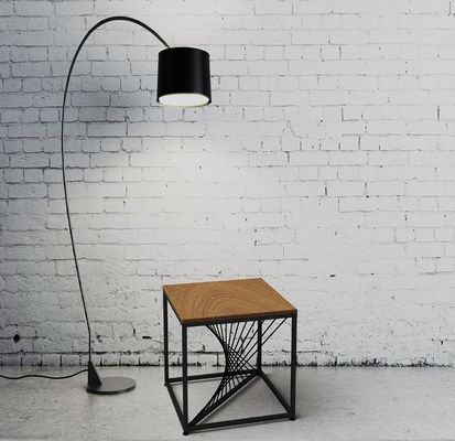 Embalaje de correos Altura ajustable Pierna de metal de madera Mesa de gama alta para muebles modernos para el hogar