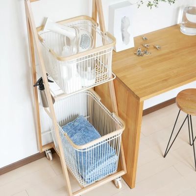 Diseño moderno Plegable Ropa sucia Cesta de almacenamiento para el hogar Oficina de ropa de gestión