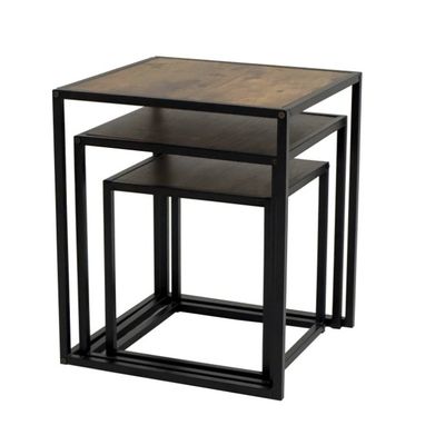 Muebles de salón de mesa lateral de metal con diseño moderno y acabado de oro de lujo