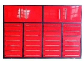 Cabinetes de garaje de 28 cajones opcionales para el almacenamiento de herramientas de automóviles pesados