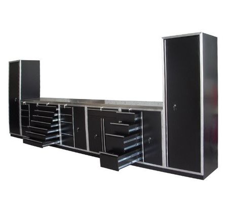 Cabinet de caja de herramientas de rodadura profesional para el sistema de almacenamiento de herramientas modulares de metal de alta durabilidad