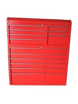 Muebles de la tienda de garaje Industrial Gran banco de trabajo negro con armario de herramientas de acero combinado