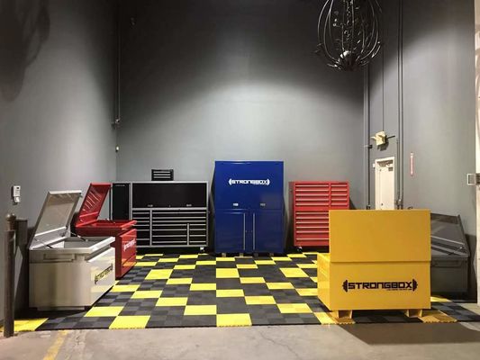 LS-JB-48 Caja de trabajo de la caja de trabajo de la caja de herramientas con acero laminado en frío y asas opcionales