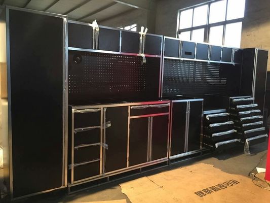 Equipo de almacenamiento de herramientas de garaje de acero laminado en frío de trabajo pesado