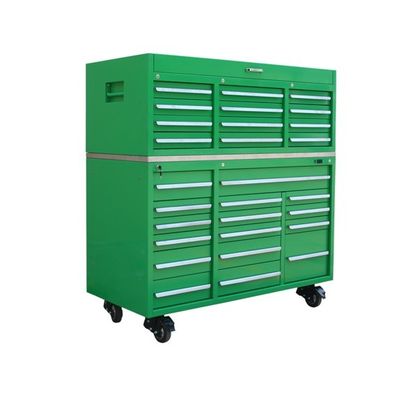 Armario de cajones de herramientas Trolley de herramientas de acero Cuarto de almacenamiento de metal pesado con cajones