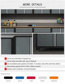 Organice sus herramientas con estilo con nuestro gabinete de herramientas de acero laminado en frío