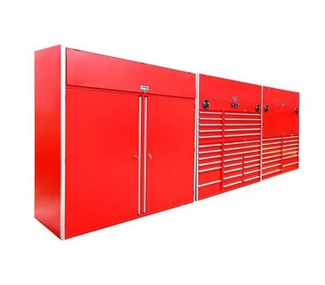Producción Gabinete de almacenamiento de garaje con textura ESD Tratamiento de superficie de pulverización de grano