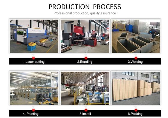 Banco de trabajo de garaje modular profesional con textura Tratamiento de superficie de pulverización de grano