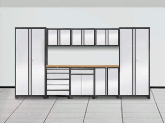 Taller de garaje multifuncional Caja de herramientas rodantes y gabinete para almacenamiento de herramientas pesadas