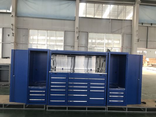 Cuadro de herramientas de metal para talleres, garajes, caja de herramientas CSPS modular