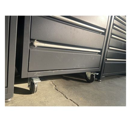 Caja de herramientas para cajones de trabajo pesado 7 Taller de herramientas de rodillo Caja de conjunto de herramientas para combinación de color marrón