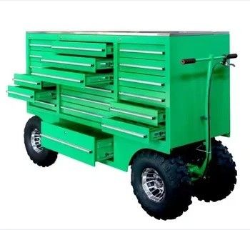 Utilización industrial Carro de herramientas móviles de trabajo pesado con revestimiento en polvo de acero Finish 30 cajones