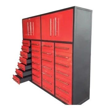 Apoyo personalizado para herramientas pesadas Roller de almacenamiento de herramientas 28 cajón de caja de herramientas de metal