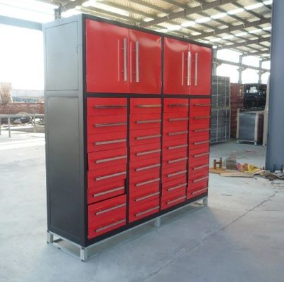 Apoyo personalizado para herramientas pesadas Roller de almacenamiento de herramientas 28 cajón de caja de herramientas de metal