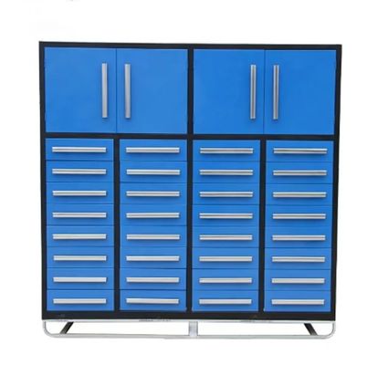 28 Cabinet de herramientas de cajón para el almacenamiento de garaje y organización de talleres Construcción metálica