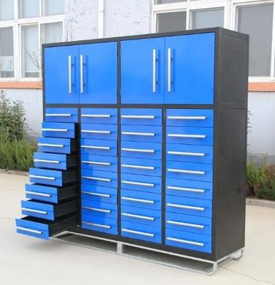 28 Cabinet de herramientas de cajón para el almacenamiento de garaje y organización de talleres Construcción metálica