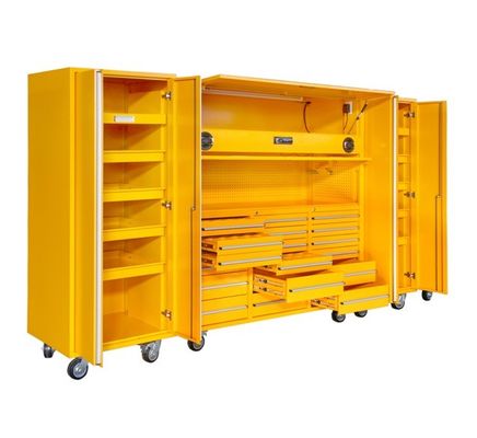 Cable de acero inoxidable de acero laminado en frío gabinete de herramientas para almacenamiento de garaje de trabajo pesado
