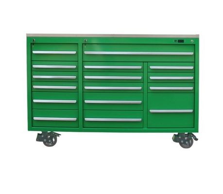 Conjunto de caja de herramientas profesional con construcción de metal pesado y gabinete portátil