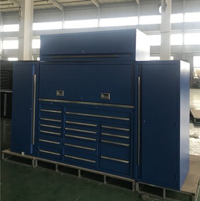 Cuadro de herramientas de cajón de acero pesado de plata con cajas de herramientas espesor de 1,0-1,5 mm