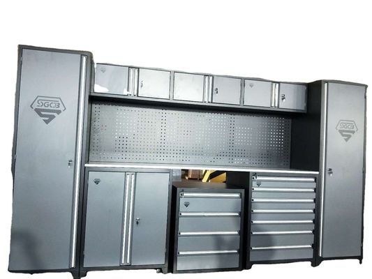 Armario de herramientas de garaje de acero laminado en frío personalizado ODM para almacenamiento de herramientas de metal pesado