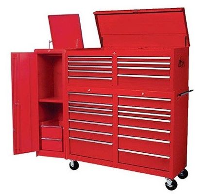 Manos de acero inoxidable de 96 pulgadas caja de herramientas general de EE.UU. con cofre rodante y cofres de herramientas