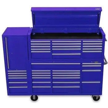 Manos de acero inoxidable de 96 pulgadas caja de herramientas general de EE.UU. con cofre rodante y cofres de herramientas