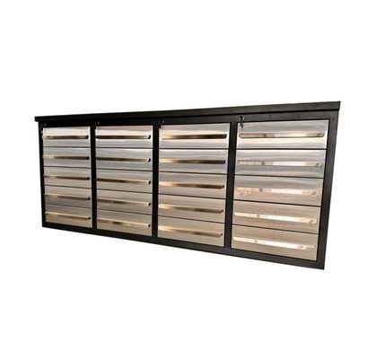 Cabinet de almacenamiento de oficina de metal pesado opcional para herramientas de garaje