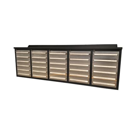 Cabinet de almacenamiento de herramientas de taller de garaje con banco de trabajo de trabajo pesado y organización de herramientas