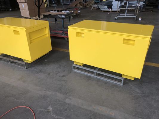 Caja de herramientas de 48 pulgadas para camiones Obras de construcción gabinete de trabajo pesado de acero laminado en frío