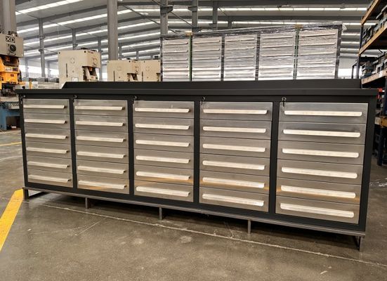 15 cajones taller de trabajo pesado armario de herramientas banco de trabajo para el almacenamiento de recambios de herramientas caja