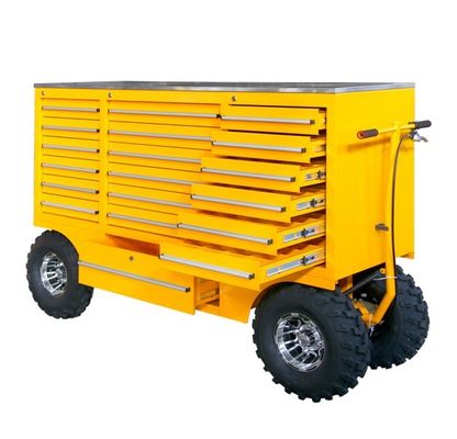 Taller de reparación de automóviles Taller de herramientas pesadas con 19 cajones y carrito de rodillos