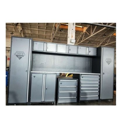 Cabina de herramientas rodantes para reparación de automóviles de metal para almacenamiento de herramientas de repuesto y piezas de repuesto
