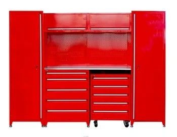 Soporte OEM para herramientas mecánicas personalizadas Box Set en el gabinete de garaje de montaje de diseño más reciente
